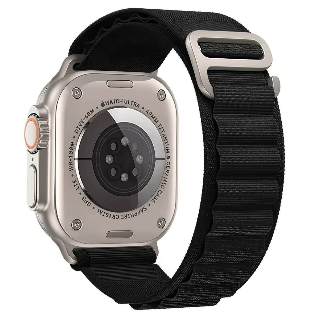 Alpine Style Summit Series Loop Watch Strap For Apple Watch | BLACK