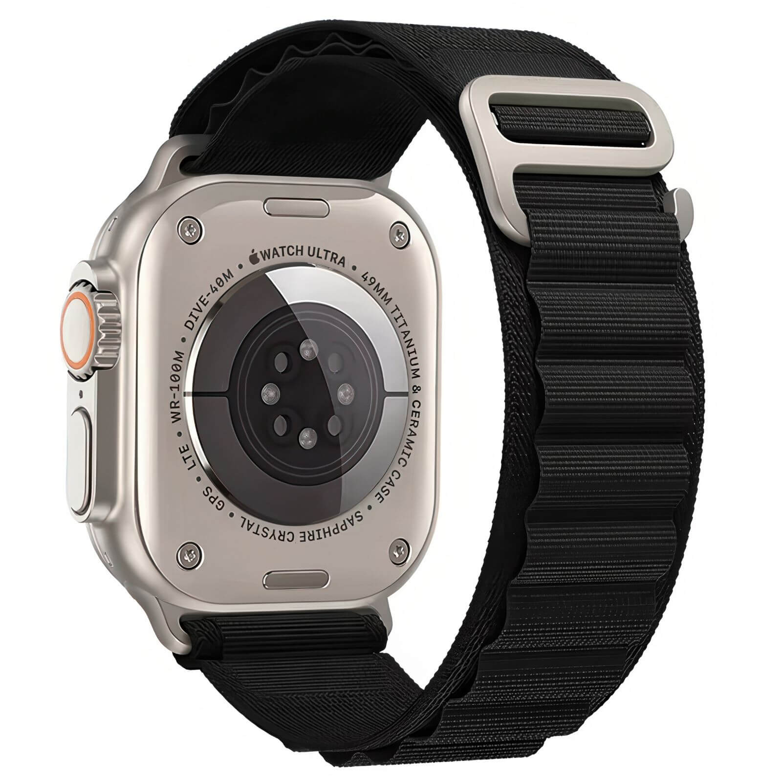 Alpine Style Summit Series Loop Watch Strap For Apple Watch | BLACK
