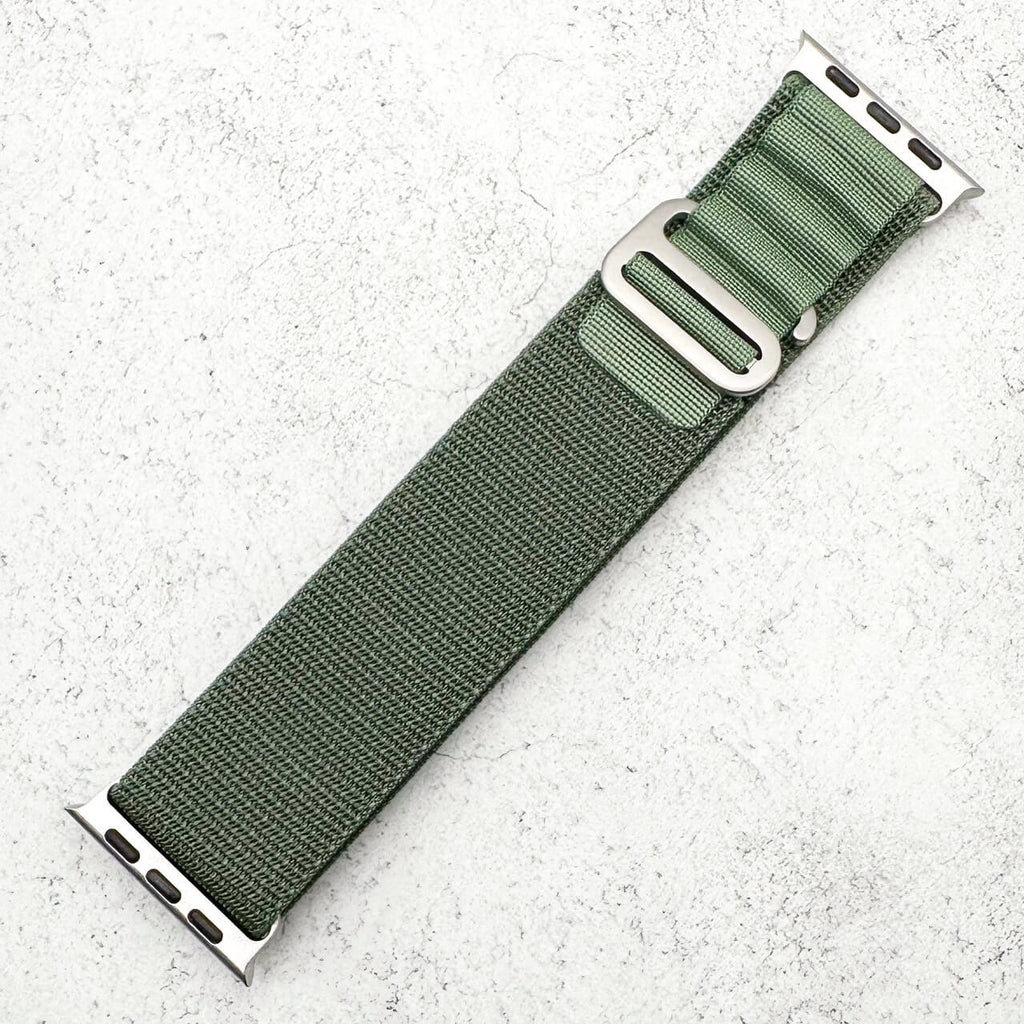 Alpine Style Summit Series Loop Watch Strap For Apple Watch | GREEN