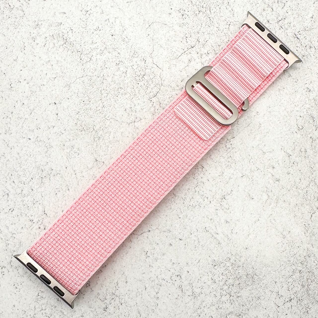 Alpine Style Summit Series Loop Watch Strap For Apple Watch | PINK Secondary image