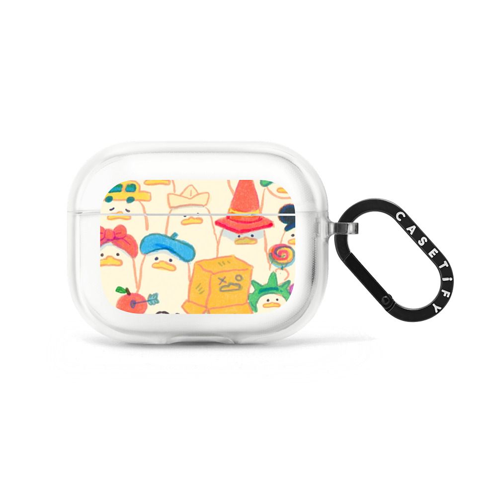 Duck Hat Parade Earbuds Case - 0b25e2