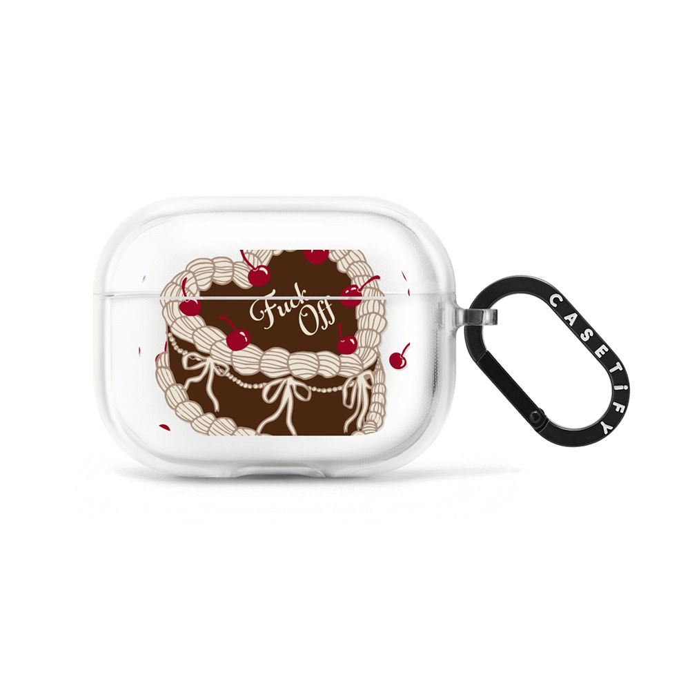 Fuck Off Sweetheart Cake Earbuds Case - e54d45 Secondary image