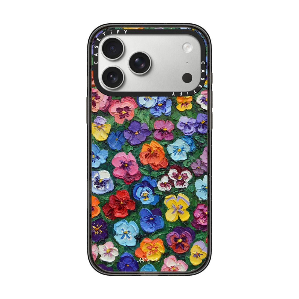 Pansy Garden iPhone Case Main image