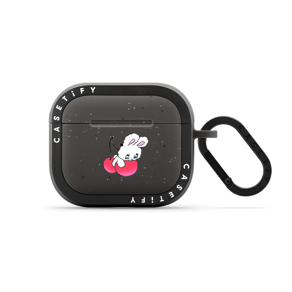 Bunny on Cherry Earbuds Case Main image