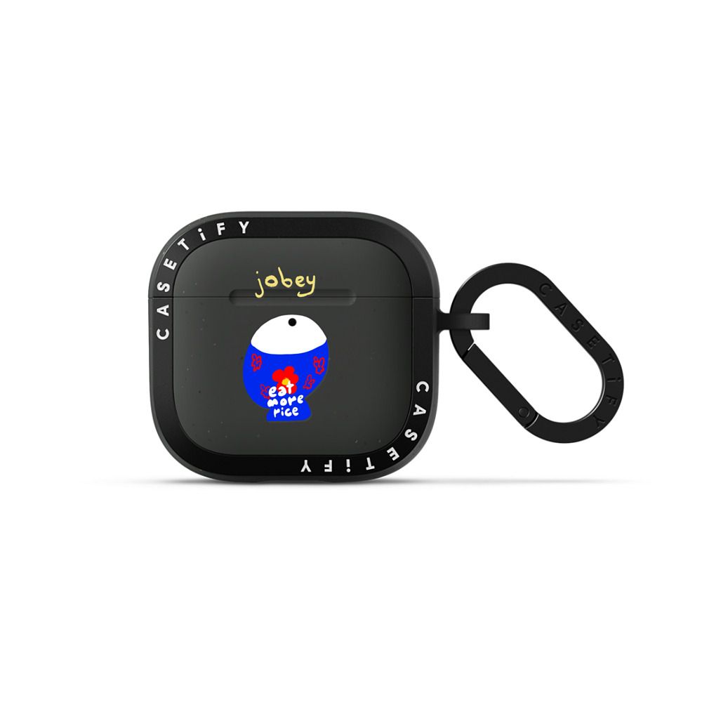 Eat More Rice Earbuds Case