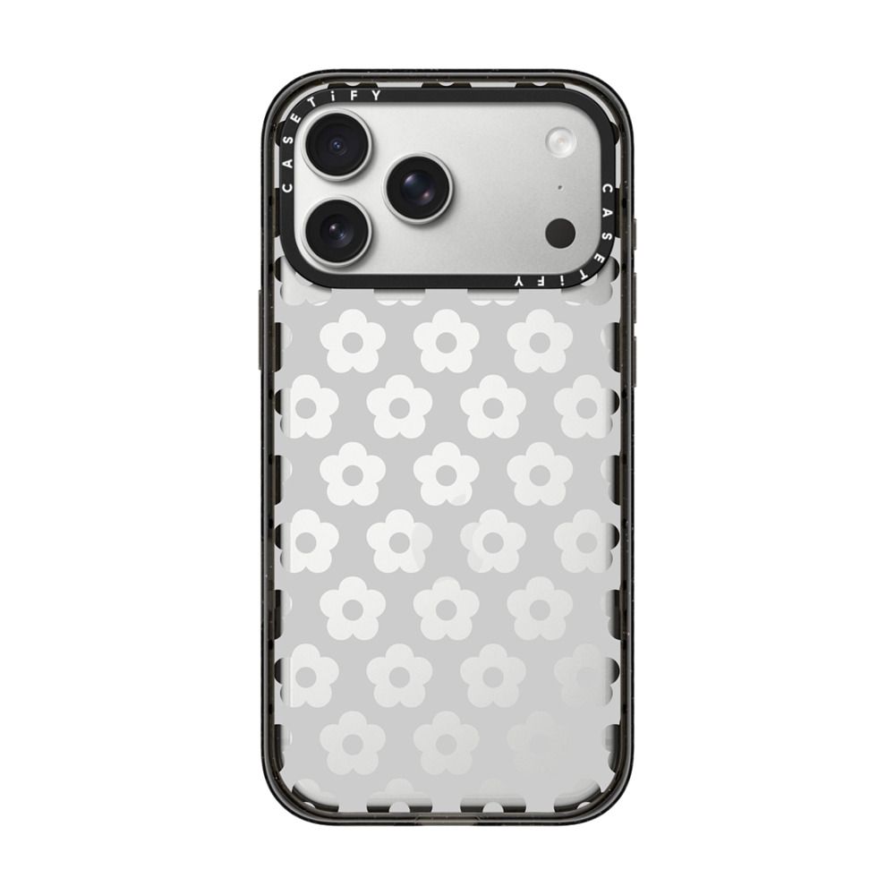 Transparent Floral iPhone Case Secondary image