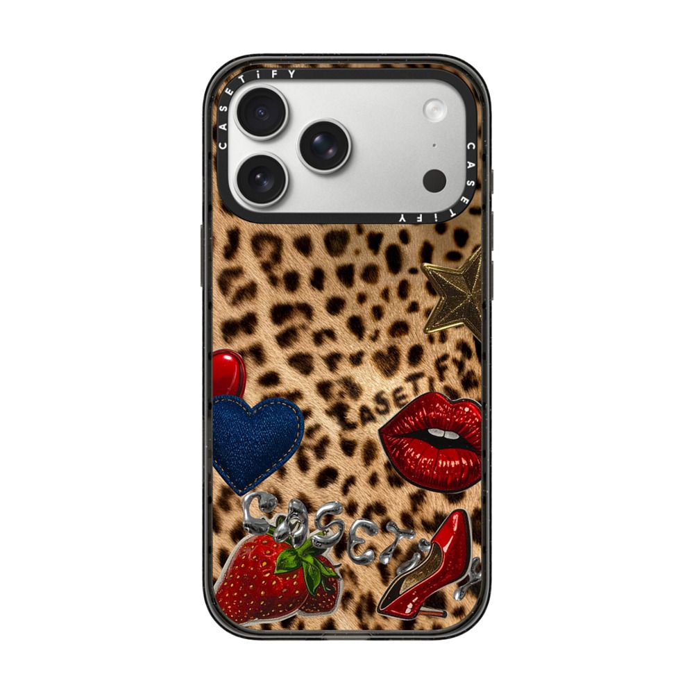 Patched Cheetah iPhone Case Main image