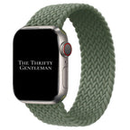Braided Elastic Watch Strap For Apple Watch | ARMY GREEN