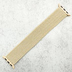 Braided Elastic Watch Strap For Apple Watch | BEIGE