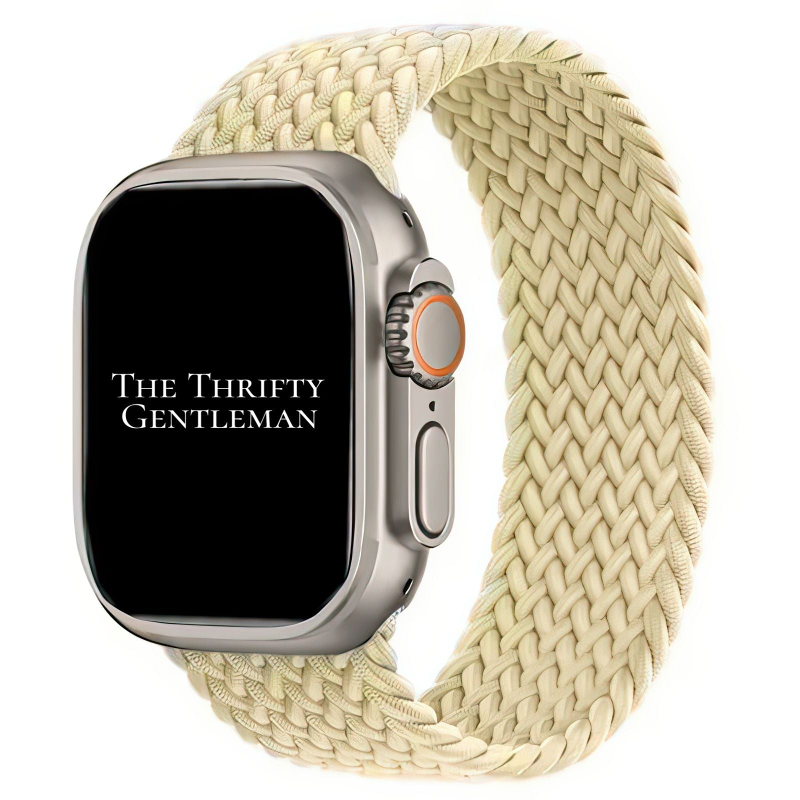 Braided Elastic Watch Strap For Apple Watch | BEIGE Main image