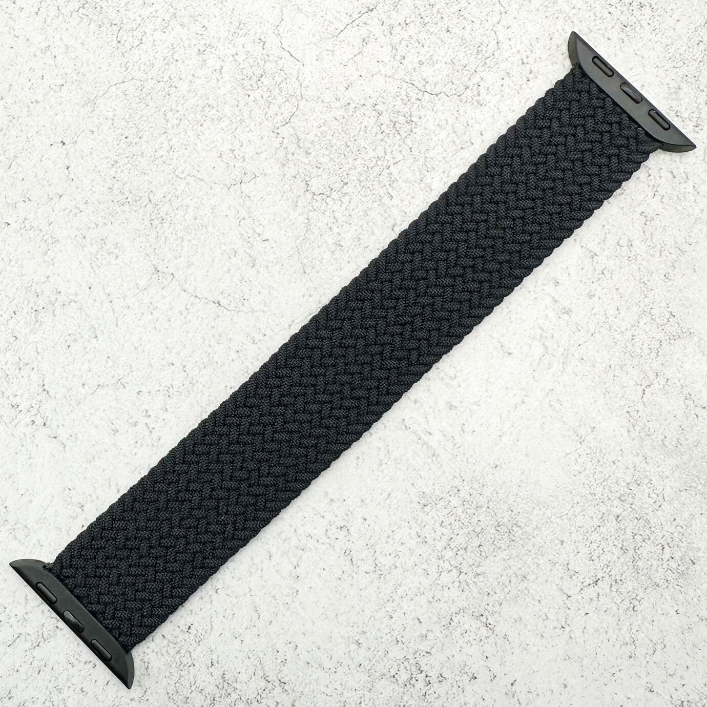 Braided Elastic Watch Strap For Apple Watch | BLACK