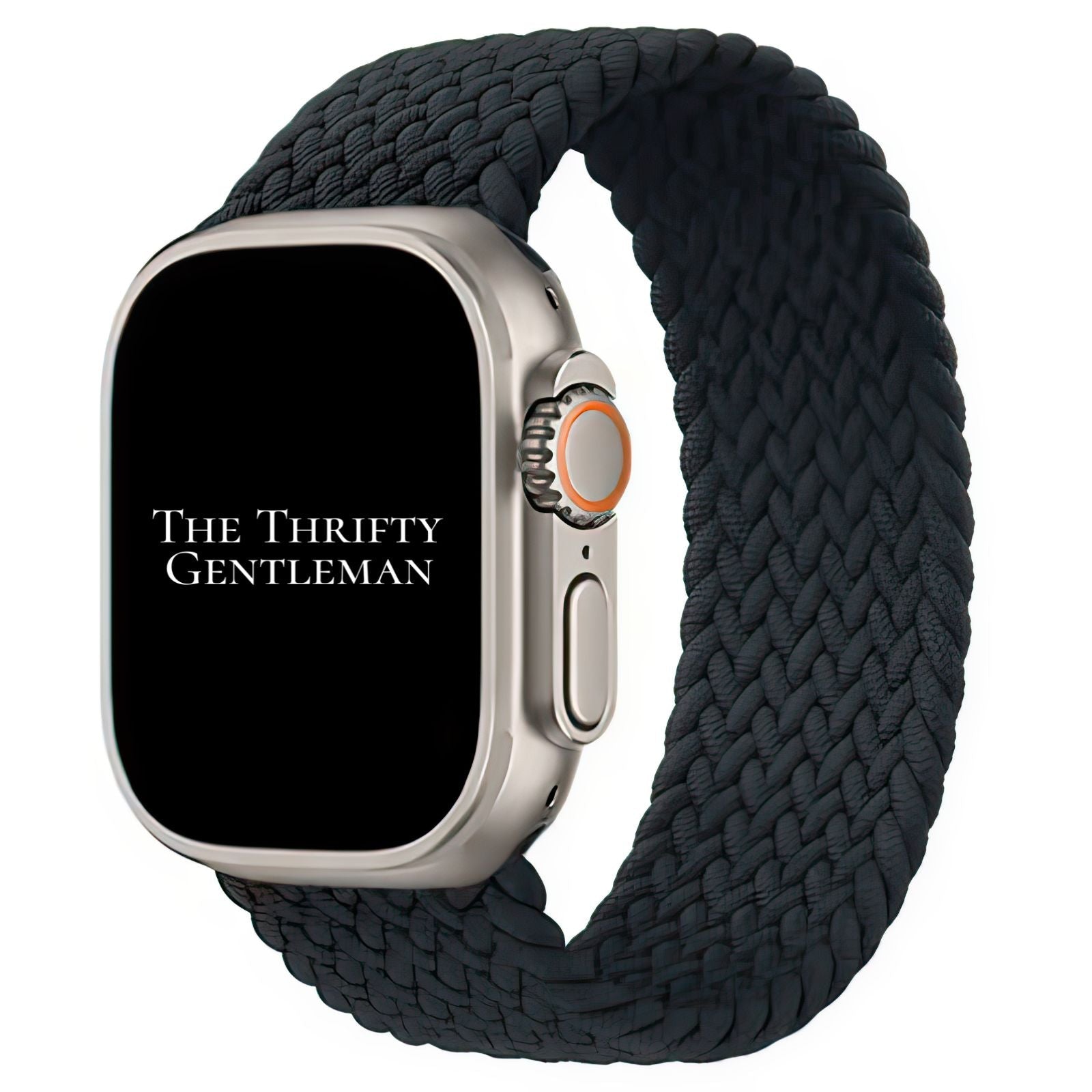 Braided Elastic Watch Strap For Apple Watch | BLACK Main image
