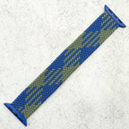 Braided Elastic Watch Strap For Apple Watch | BLUE GREEN