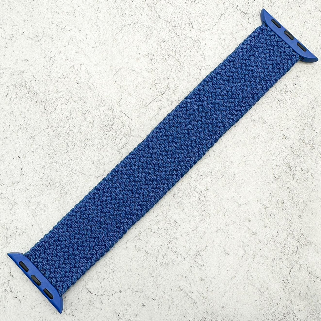 Braided Elastic Watch Strap For Apple Watch | DEEP BLUE