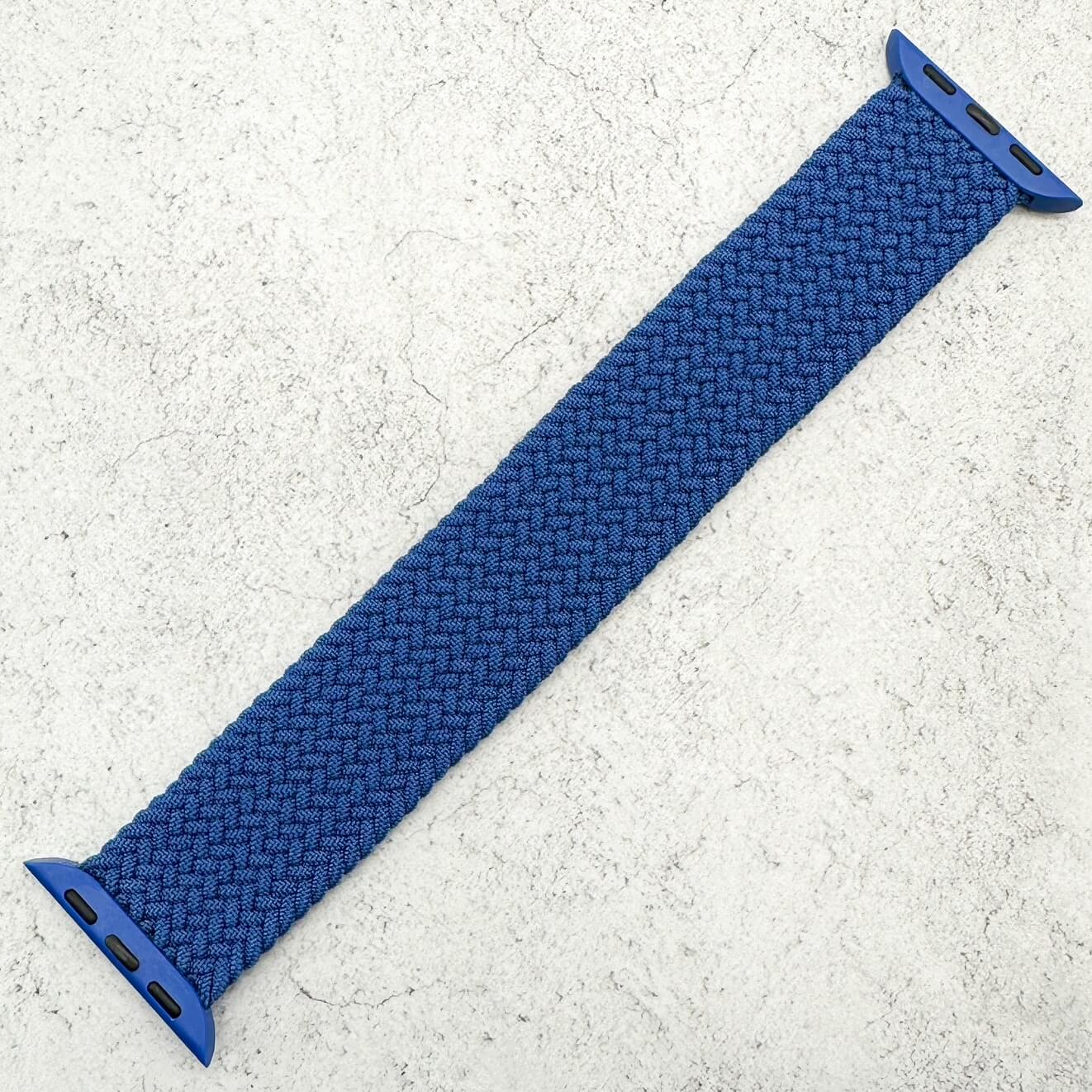 Braided Elastic Watch Strap For Apple Watch | DEEP BLUE