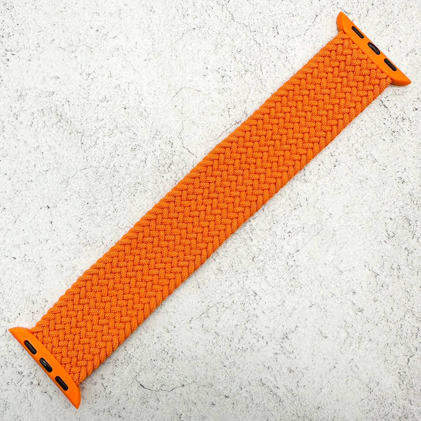 Braided Elastic Watch Strap For Apple Watch | ORANGE
