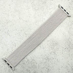 Braided Elastic Watch Strap For Apple Watch | PEARL GREY