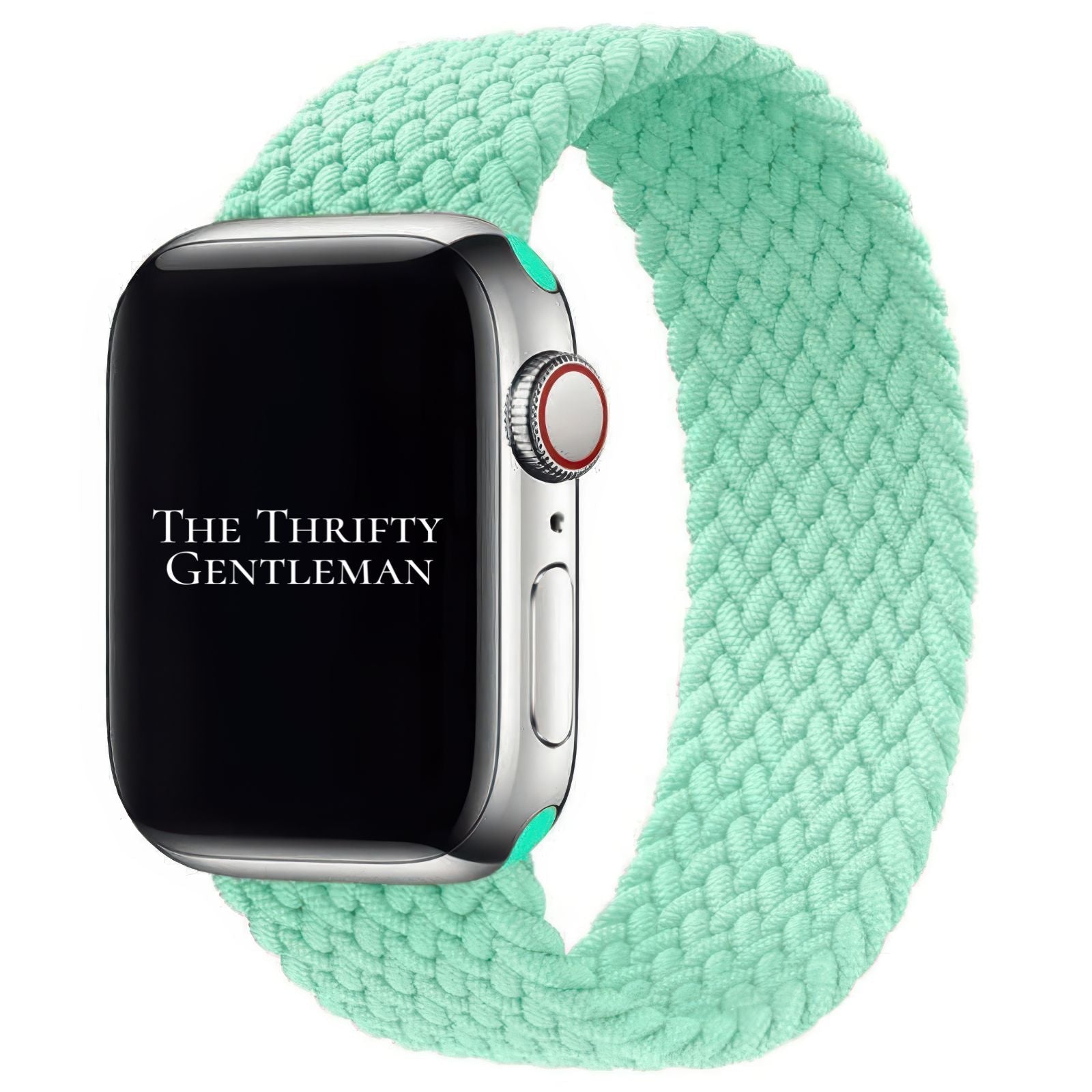 Braided Elastic Watch Strap For Apple Watch | PISTACHIO GREEN Main image