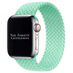Braided Elastic Watch Strap For Apple Watch | PISTACHIO GREEN