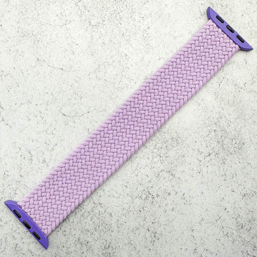 Braided Elastic Watch Strap For Apple Watch | PURPLE LAVENDER