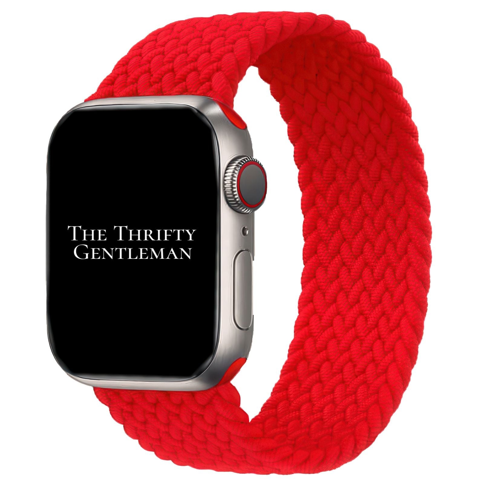 Braided Elastic Watch Strap For Apple Watch | RACING RED Main image