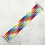 Braided Elastic Watch Strap For Apple Watch | RAINBOW