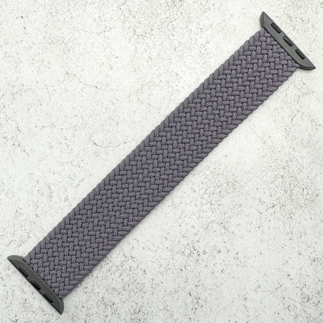 Braided Elastic Watch Strap For Apple Watch | SPACE GREY Secondary image