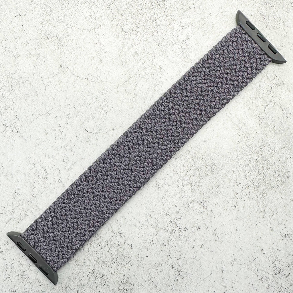 Braided Elastic Watch Strap For Apple Watch | SPACE GREY