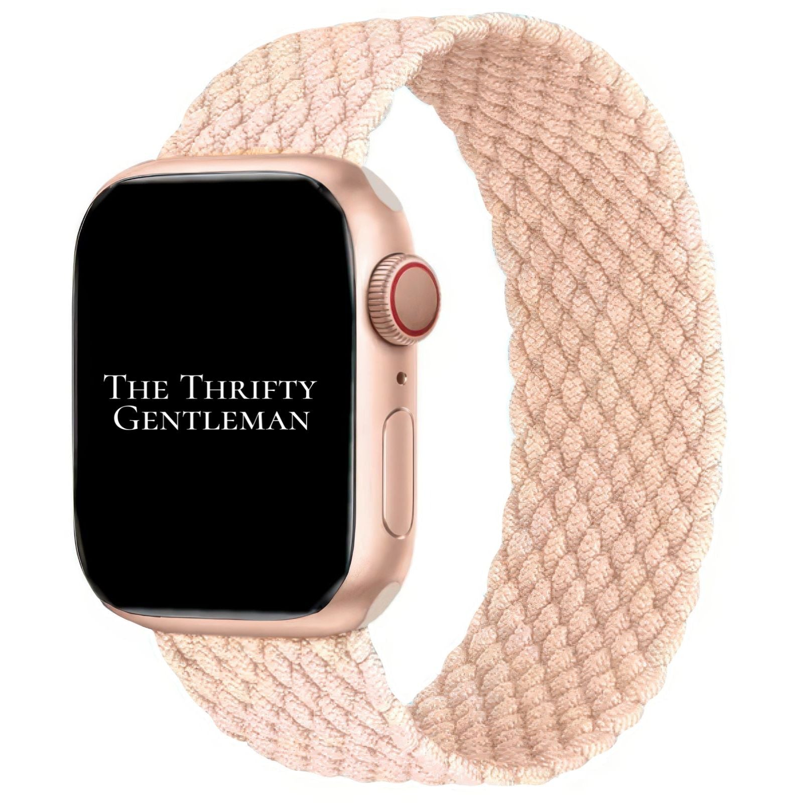 Braided Elastic Watch Strap For Apple Watch | STARLIGHT PINK SAND Main image