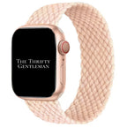Braided Elastic Watch Strap For Apple Watch | STARLIGHT PINK SAND
