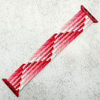 Braided Elastic Watch Strap For Apple Watch | STRAWBERRY PINK RED