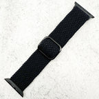 Braided Elastic Watch Strap With Buckle For Apple Watch | BLACK