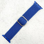 Braided Elastic Watch Strap With Buckle For Apple Watch | BLUE