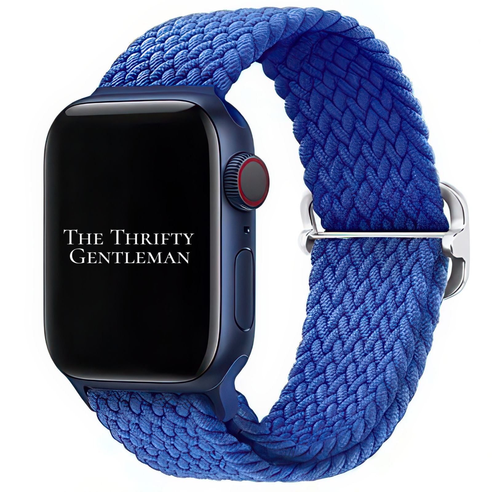 Braided Elastic Watch Strap With Buckle For Apple Watch | BLUE Main image