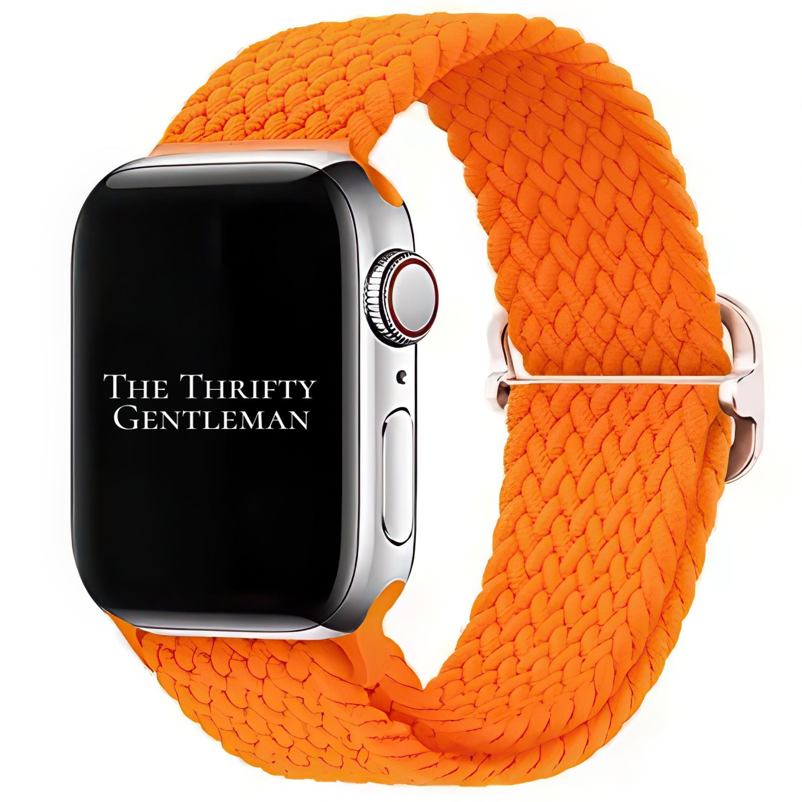 Braided Elastic Watch Strap With Buckle For Apple Watch | ORANGE Main image