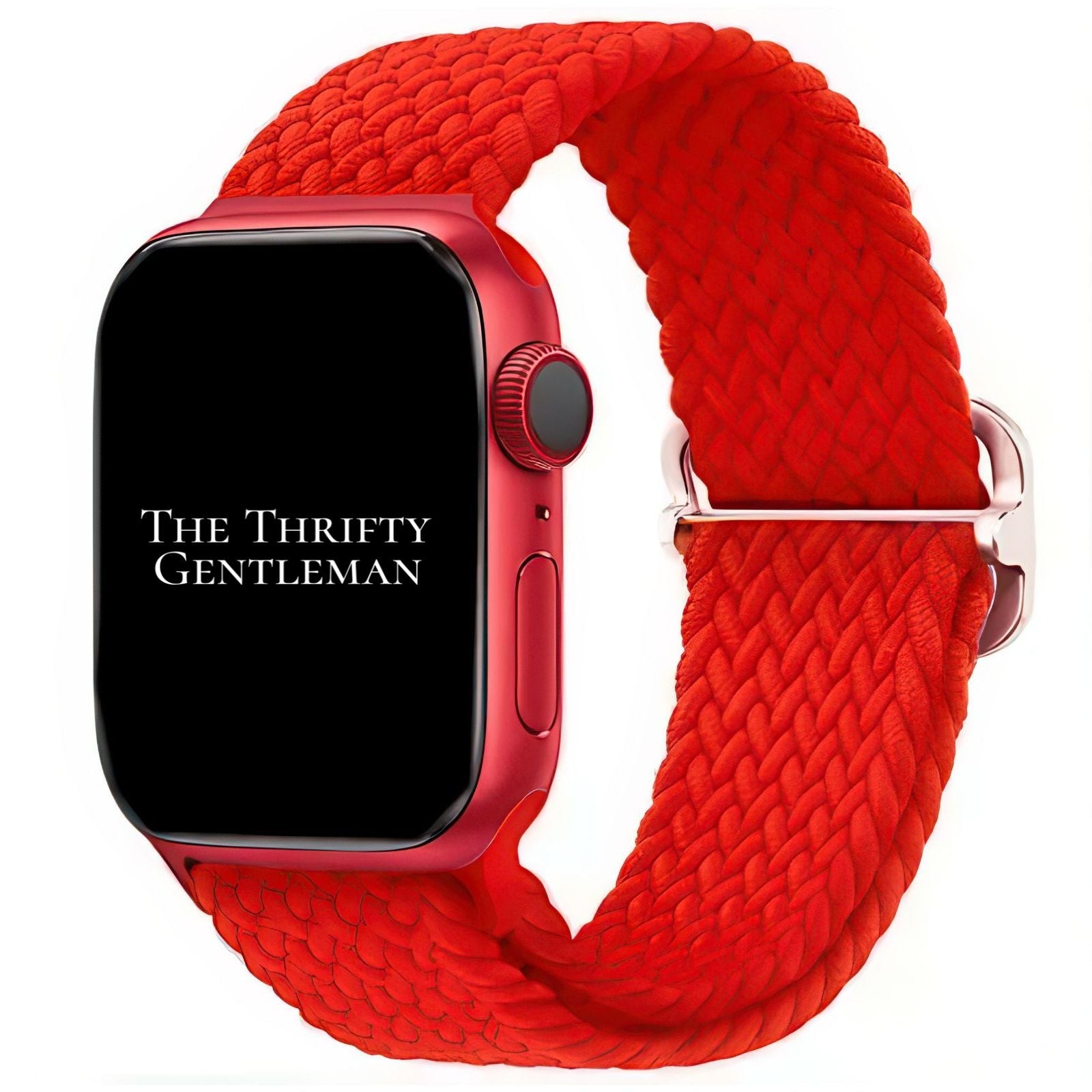 Braided Elastic Watch Strap With Buckle For Apple Watch | RED Main image
