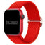 Braided Elastic Watch Strap With Buckle For Apple Watch | RED