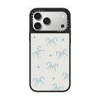 Blue Dreamy Ribbon iPhone Case