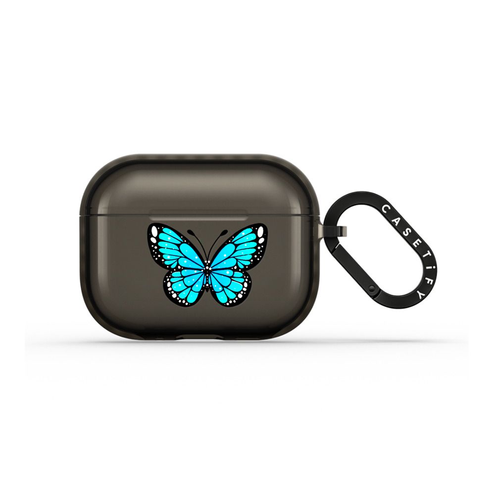 Blue Monarca by Sofia Castellanos Earbuds Case