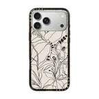 Charcoal Tropics - Creme iPhone Case