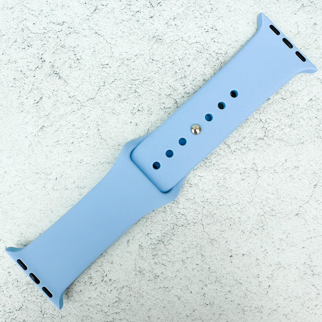 Classic Silicone Strap For Apple Watch | CLOUDY BLUE