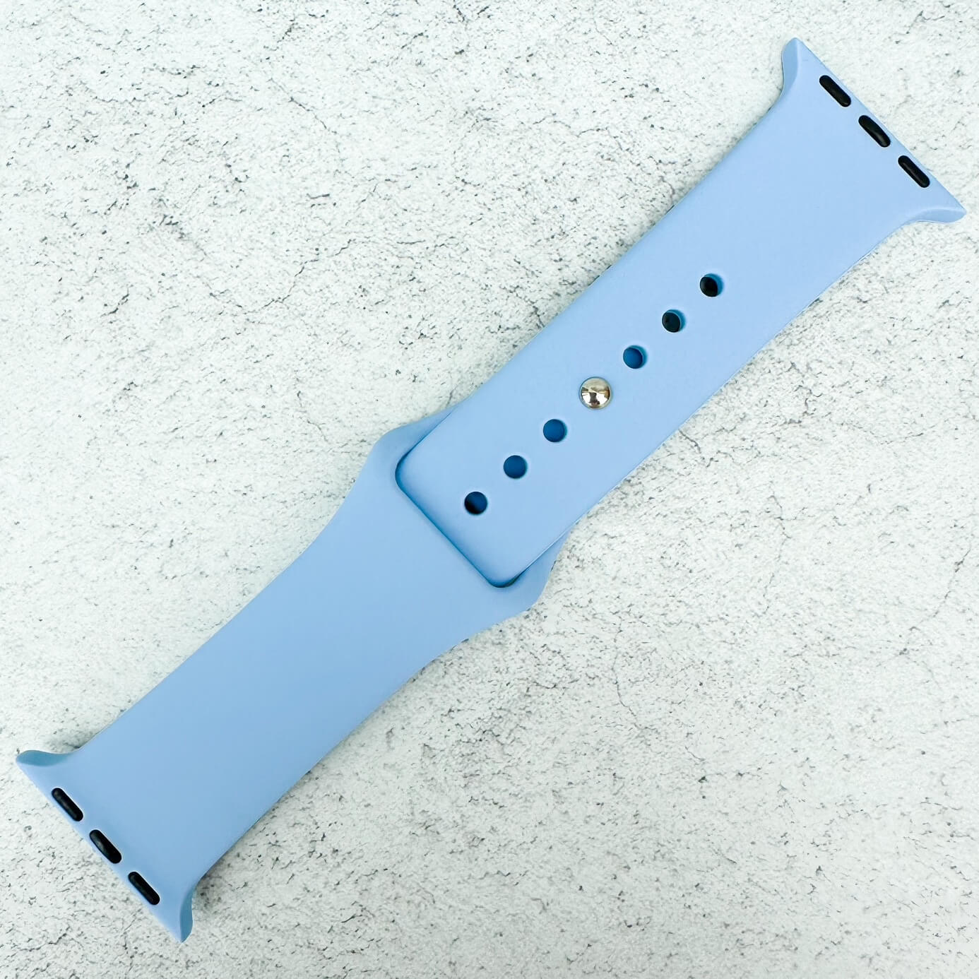 Classic Silicone Strap For Apple Watch | CLOUDY BLUE