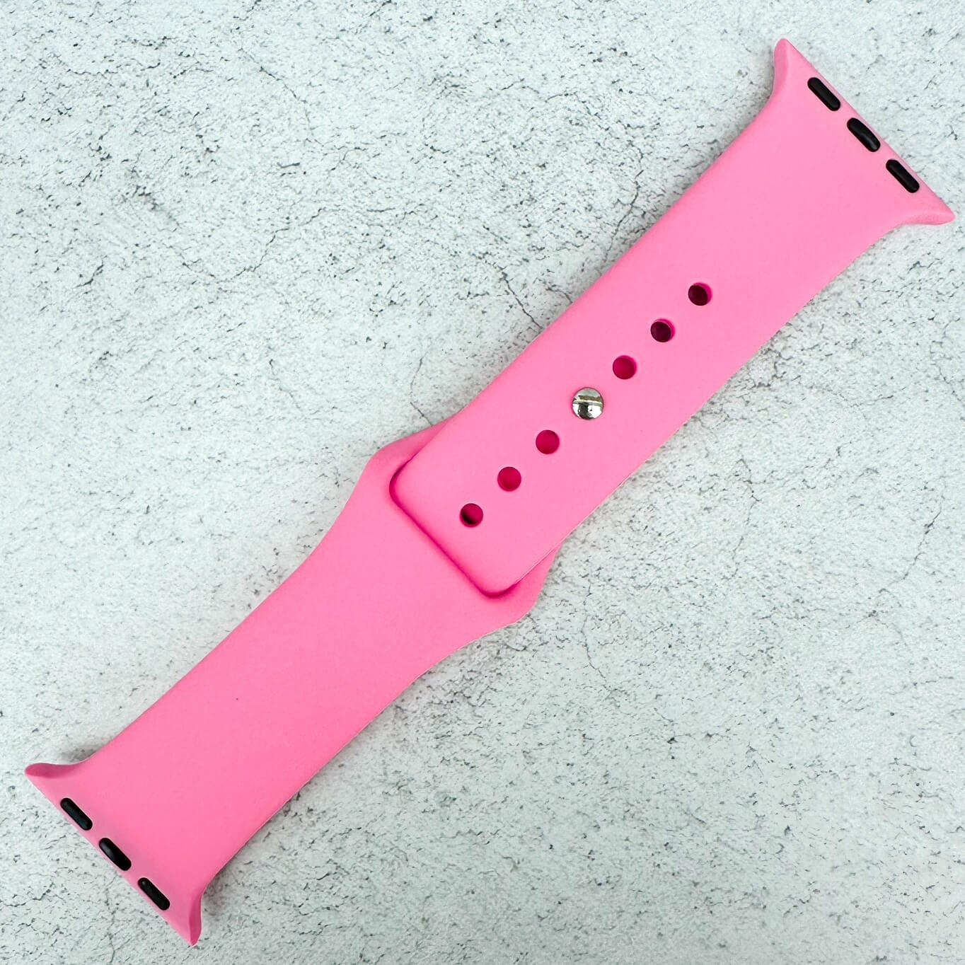 Classic Silicone Strap For Apple Watch | COTTON CANDY PINK