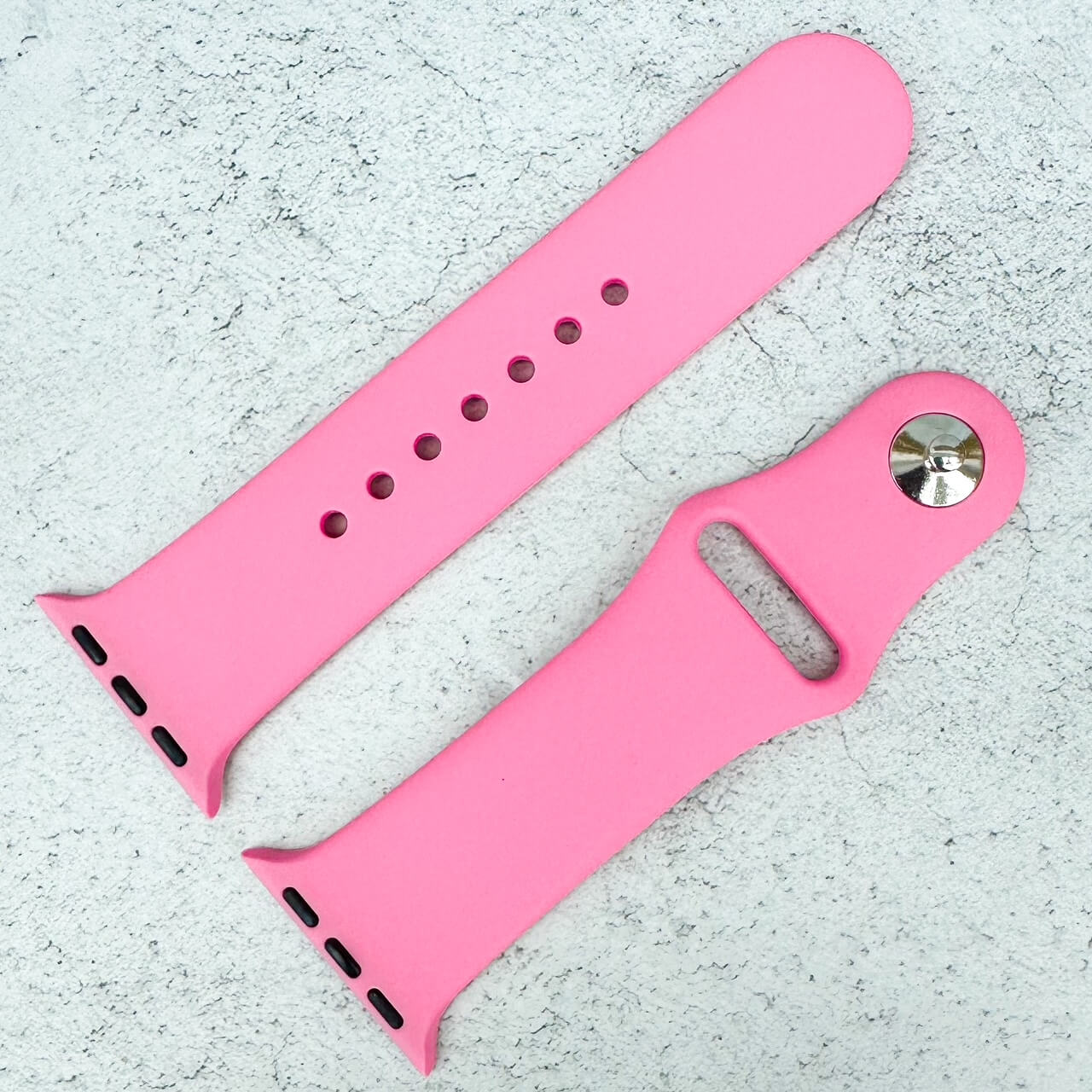 Classic Silicone Strap For Apple Watch | COTTON CANDY PINK