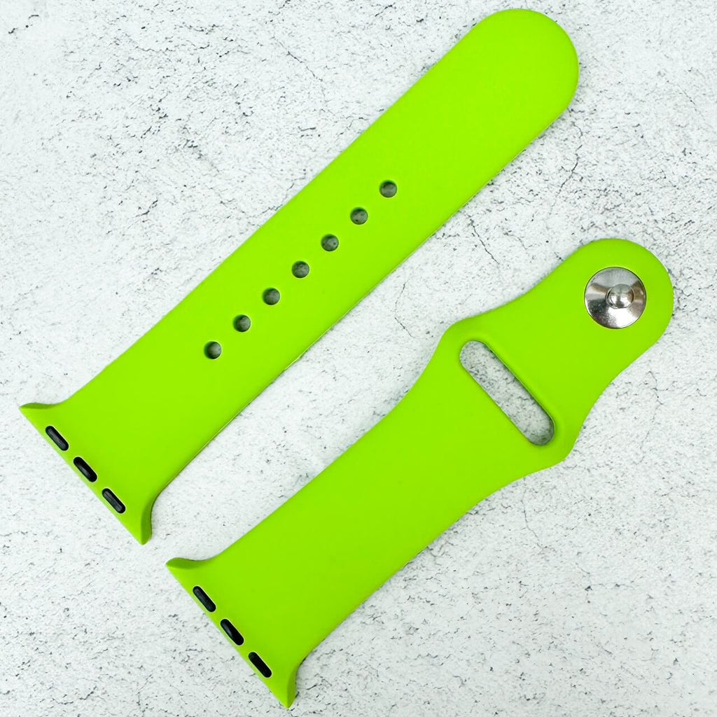 Classic Silicone Strap For Apple Watch | ELECTRIC GREEN