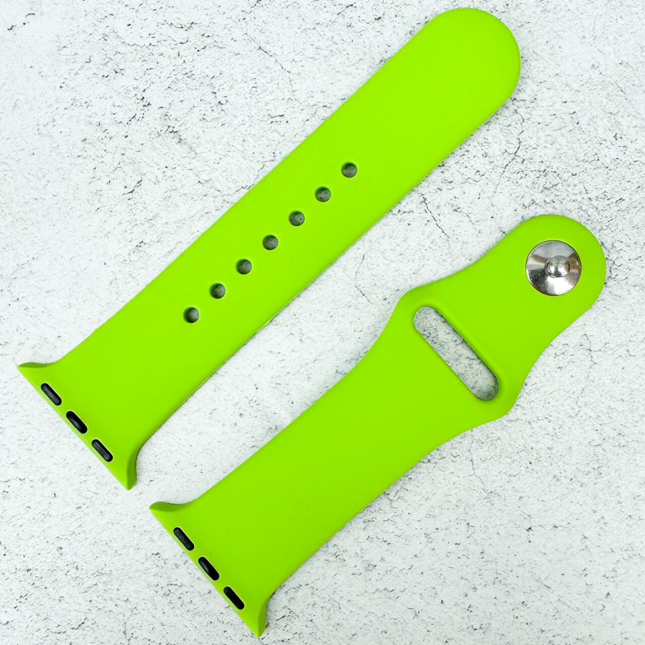 Classic Silicone Strap For Apple Watch | ELECTRIC GREEN