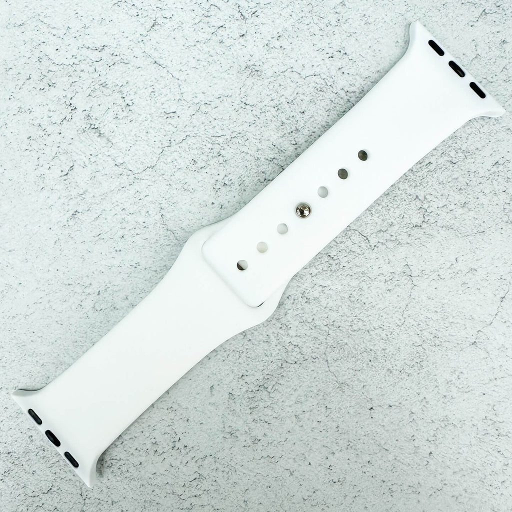 Classic Silicone Strap For Apple Watch | WHITE