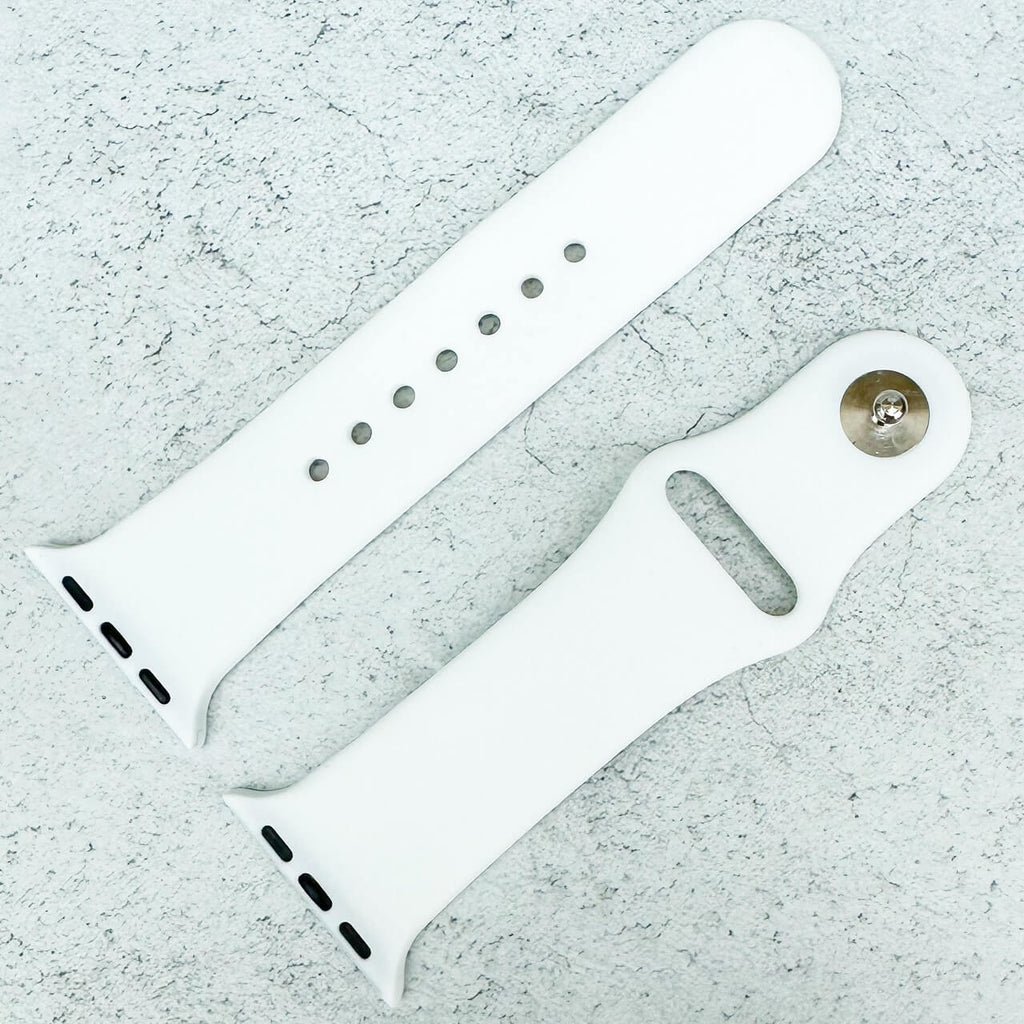 Classic Silicone Strap For Apple Watch | WHITE