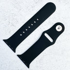 Classic Silicone Strap For Apple Watch | BLACK