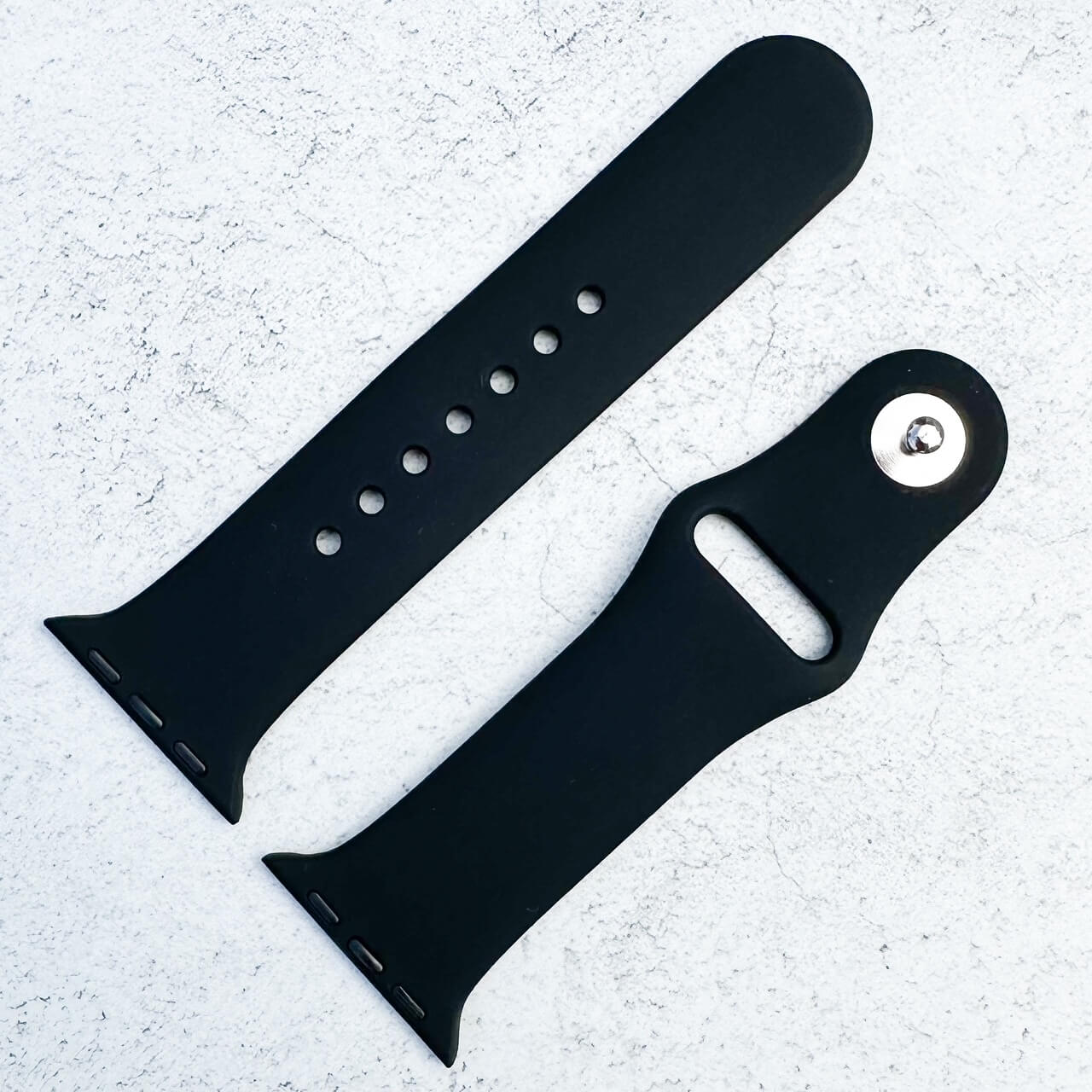 Classic Silicone Strap For Apple Watch | BLACK